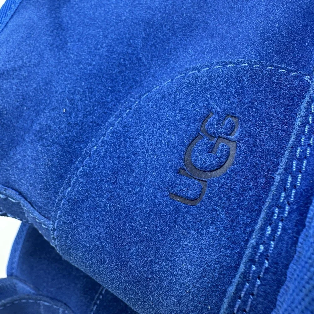 UGG Neumel Boot Cobalt Blue Suede Sheepskin Men's Size 9 With Box
